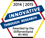 Auszeichnung vom Stifterverband für  innovative Forschung